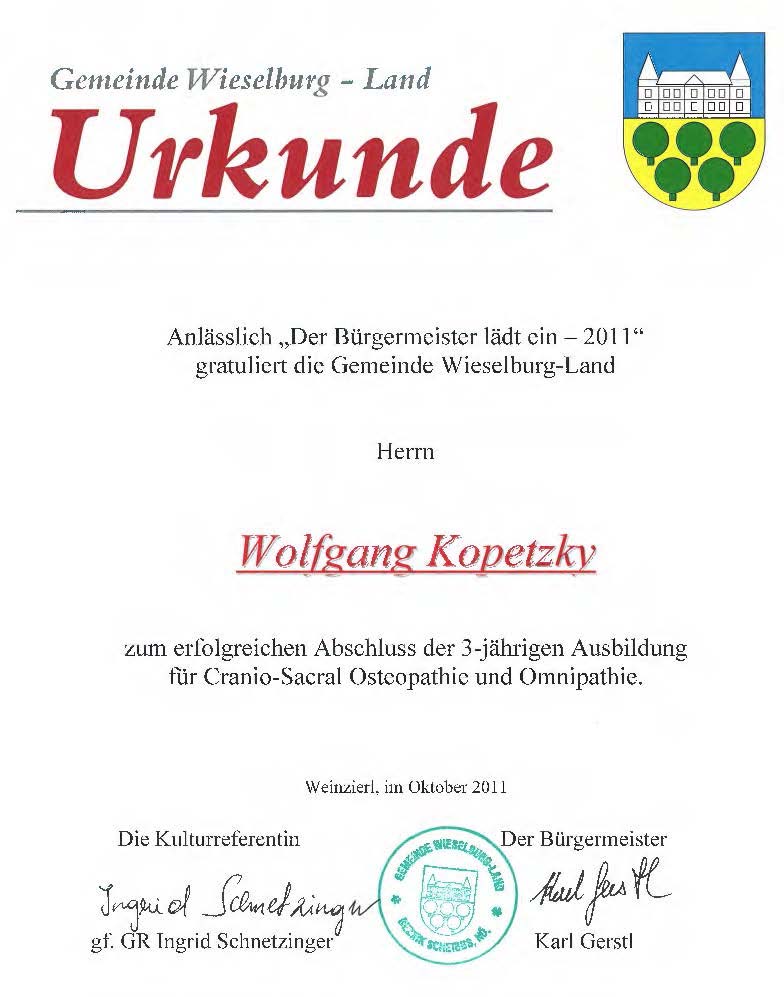 Urkunde 